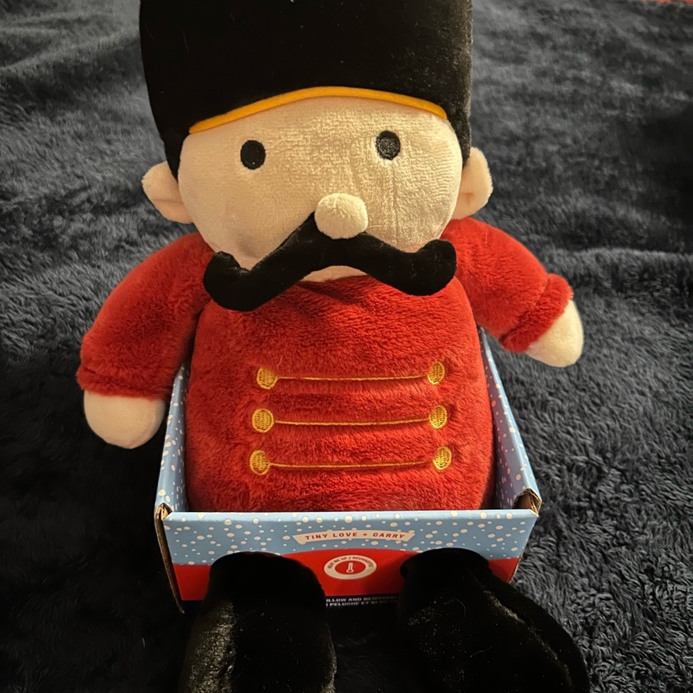 Tiny Love + Carry Weighted Plush Nutcracker Pillow & Removable Heat Pack